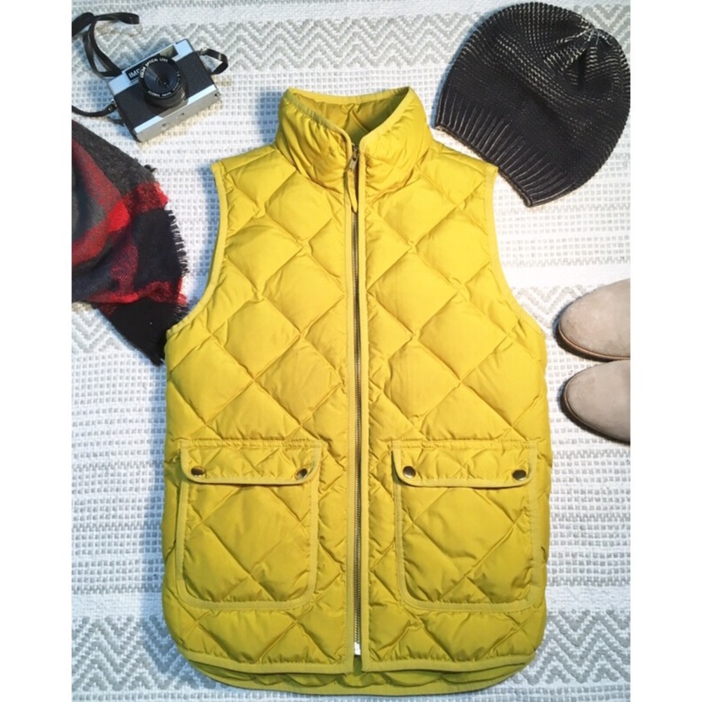 J Crew Excursion Quilted Puffer Vest XS